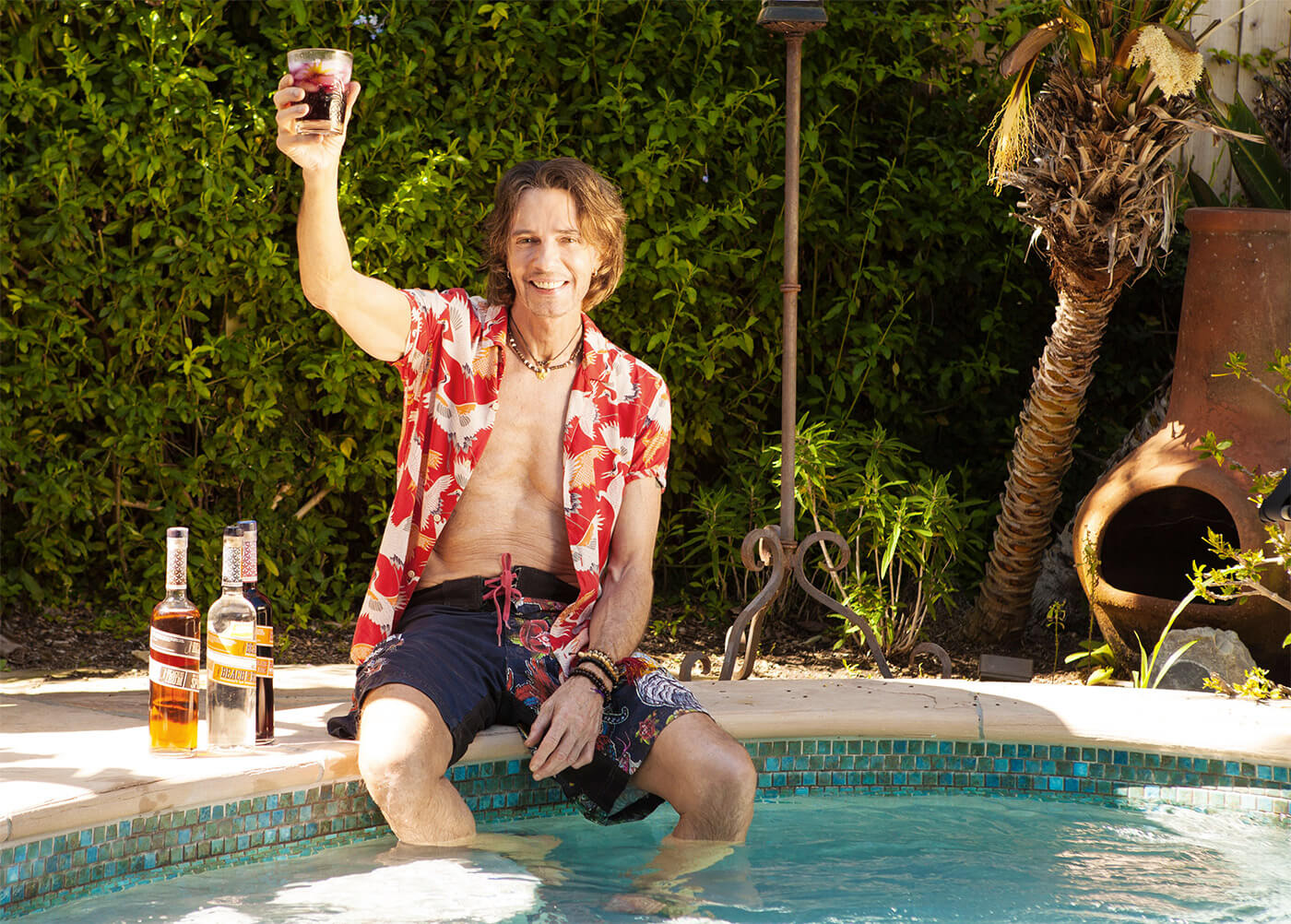 rick springfield by the pool