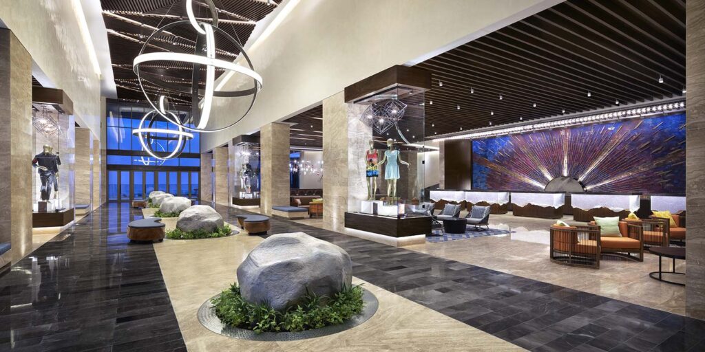 lobby hard rock hotel los cabos